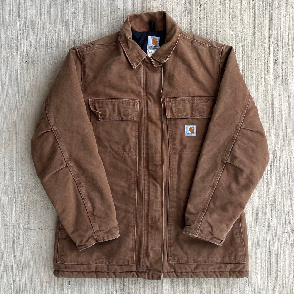 Carhartt WOMENS WC026 BRN brown arctic work wear jacket